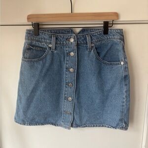 Levi's Blue Denim Mini Skirt